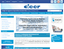 Tablet Screenshot of cieer.org.ar